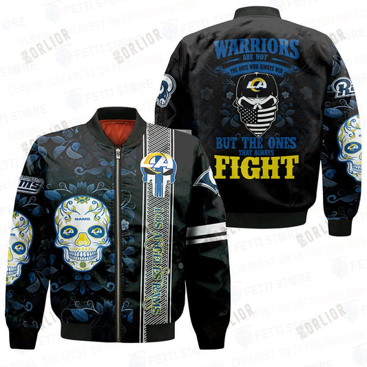 Los Angeles Rams - National Football League AOP Bomber Jacket STM V1