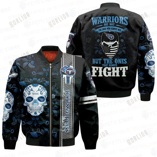 Tennessee Titans - National Football League AOP Bomber Jacket STM V1