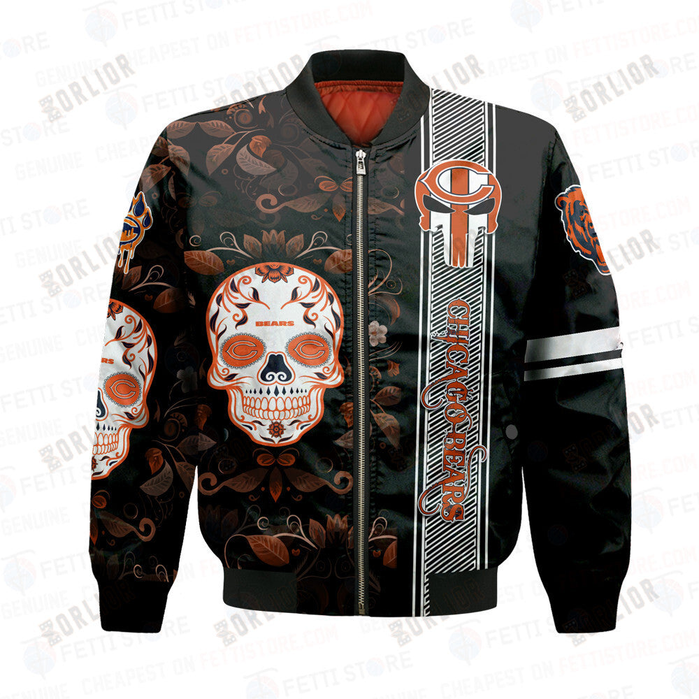 Chicago Bears - National Football League AOP Bomber Jacket STM V1
