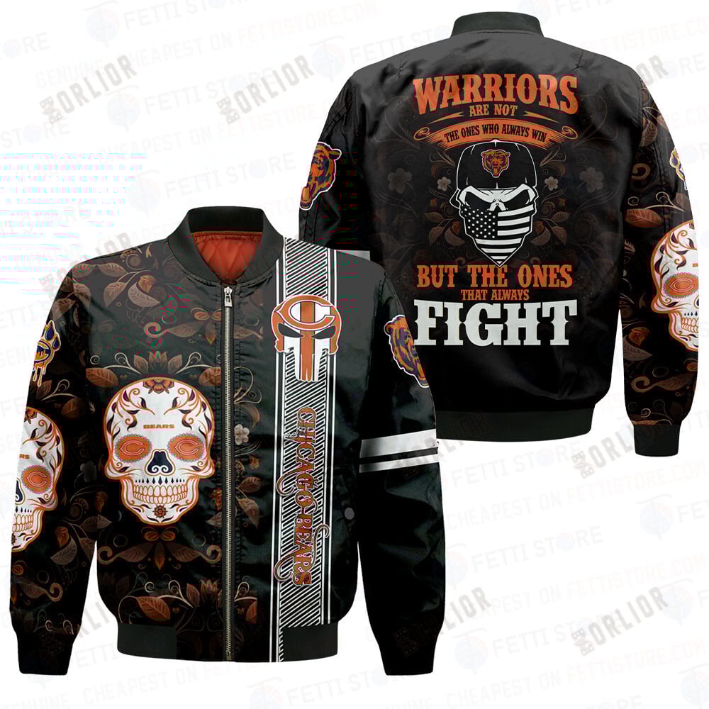 Chicago Bears - National Football League AOP Bomber Jacket STM V1