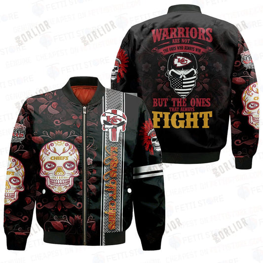 Kansas City Chiefs - National Football League AOP Bomber Jacket STM V1