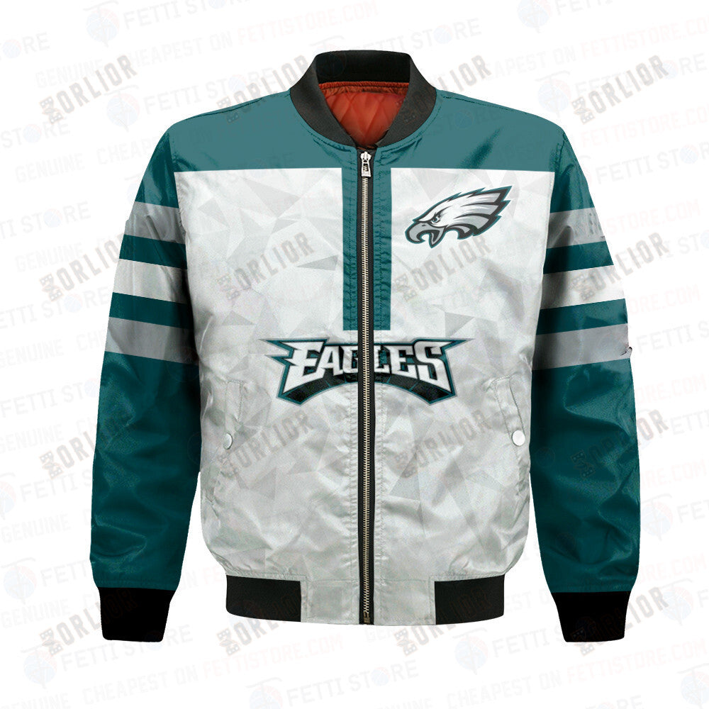 Philadelphia Eagles NFL 2023 Starter Thursday Night Gridiron Raglan Unisex Bomber Jacket V6