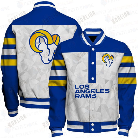 Los Angeles Rams  2023 Starter Thursday Night Gridiron Raglan Unisex Varsity Jacket V6