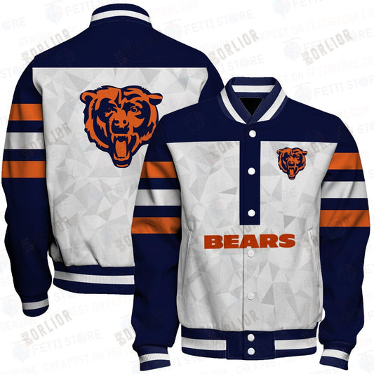 Chicago Bears  2023 Starter Thursday Night Gridiron Raglan Unisex Varsity Jacket V6