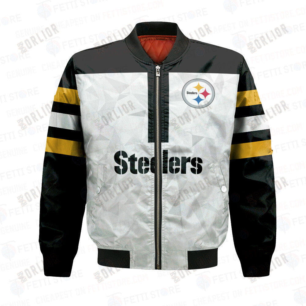 Pittsburgh Steelers NFL 2023 Starter Thursday Night Gridiron Raglan Unisex Bomber Jacket V6