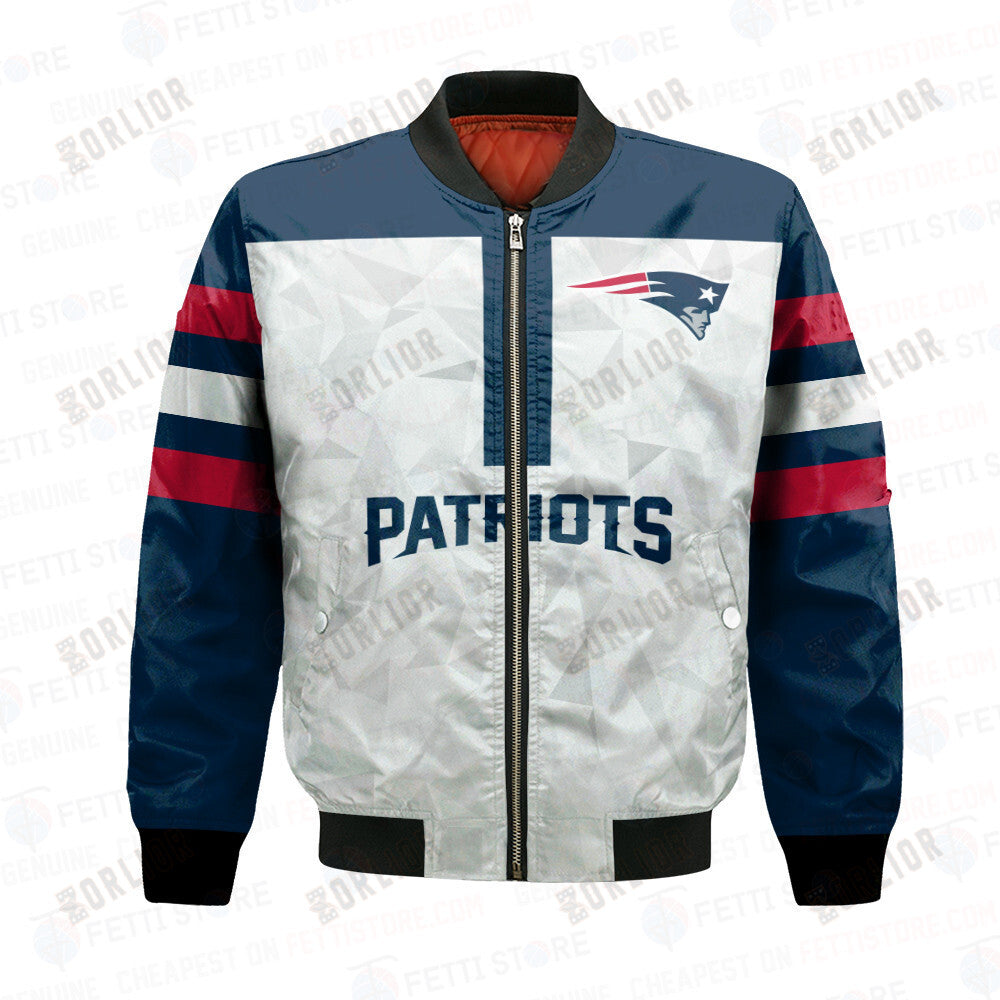New England Patriots NFL 2023 Starter Thursday Night Gridiron Raglan Unisex Bomber Jacket V6