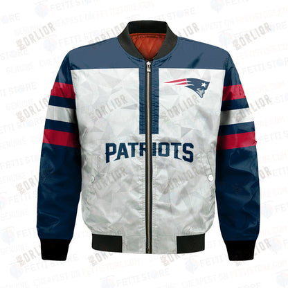 New England Patriots NFL 2023 Starter Thursday Night Gridiron Raglan Unisex Bomber Jacket V6