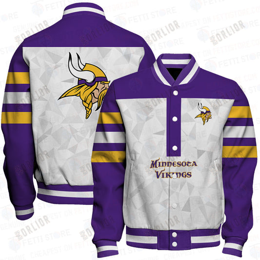 Minnesota Vikings  2023 Starter Thursday Night Gridiron Raglan Unisex Varsity Jacket V6