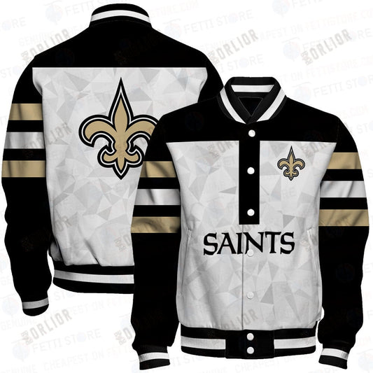 New Orleans Saints  2023 Starter Thursday Night Gridiron Raglan Unisex Varsity Jacket V6