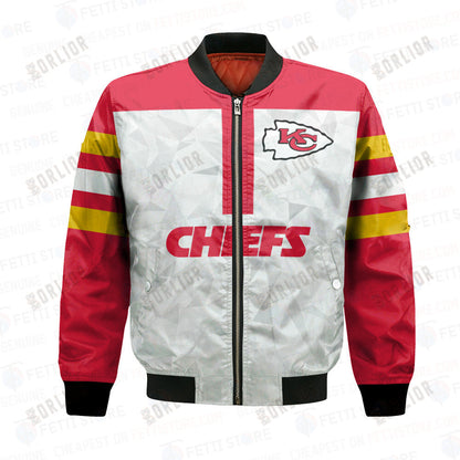 Kansas City Chiefs NFL 2023 Starter Thursday Night Gridiron Raglan Unisex Bomber Jacket V6