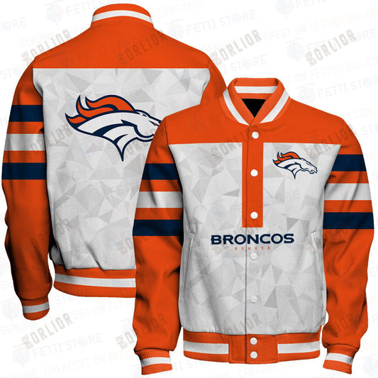Denver Broncos  2023 Starter Thursday Night Gridiron Raglan Unisex Varsity Jacket V6