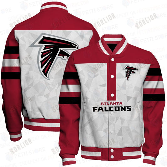 Atlanta Falcons  2023 Starter Thursday Night Gridiron Raglan Unisex Varsity Jacket V6
