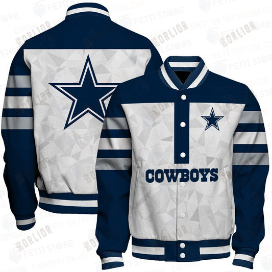 Dallas Cowboys  2023 Starter Thursday Night Gridiron Raglan Unisex Varsity Jacket V6