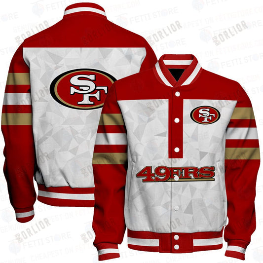 San Francisco 49ers  2023 Starter Thursday Night Gridiron Raglan Unisex Varsity Jacket V6
