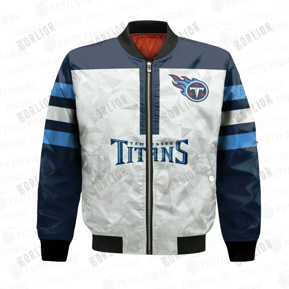 Tennessee Titans NFL 2023 Starter Thursday Night Gridiron Raglan Unisex Bomber Jacket V6