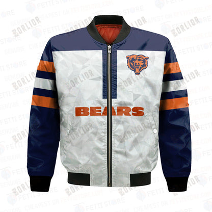 Chicago Bears NFL 2023 Starter Thursday Night Gridiron Raglan Unisex Bomber Jacket V6