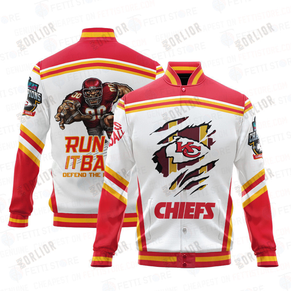 Kansas City Chiefs National Football League Varsity Jacket STM V1