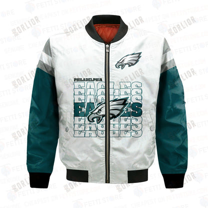Philadelphia Eagles NFL 2024 Unisex Bomber Jacket STM V4