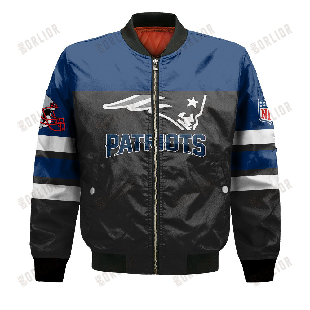 New England Patriots Logo NFL 2024 Unisex Bomber Jacket V8