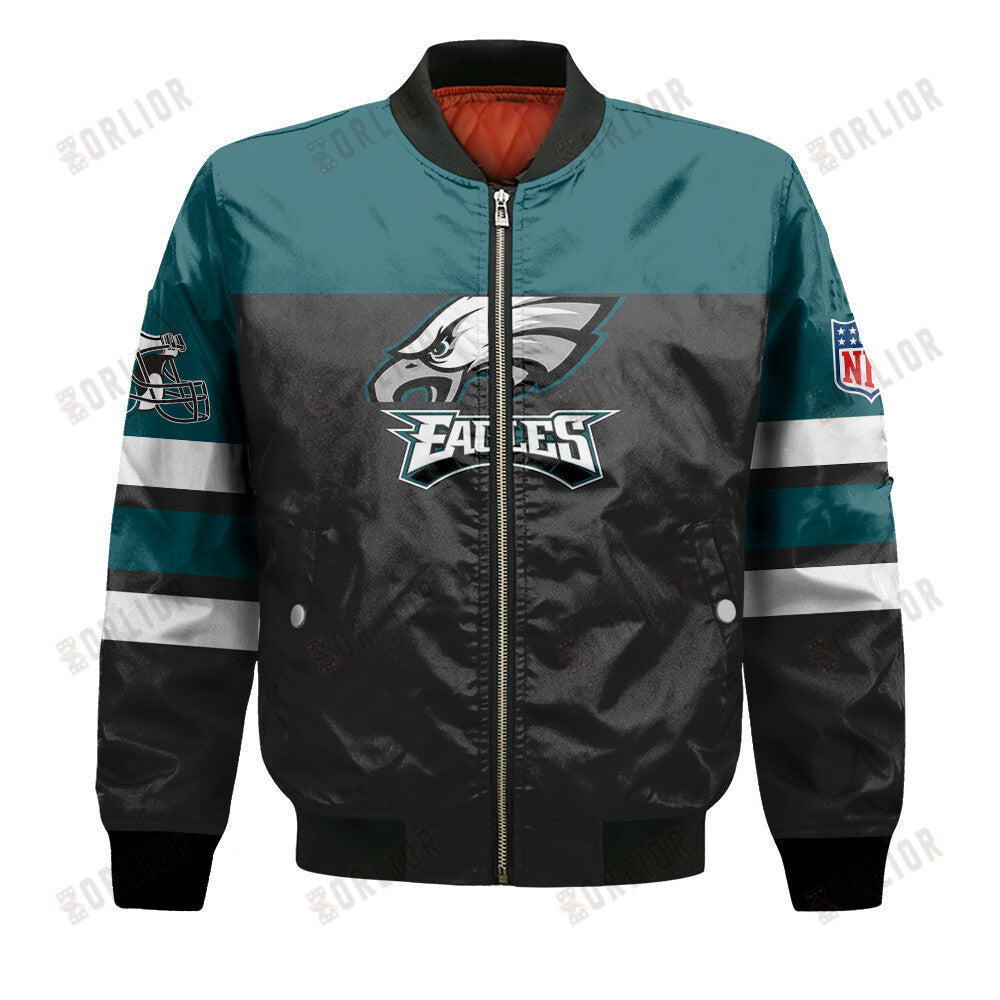 Philadelphia Eagles Logo NFL 2024 Unisex Bomber Jacket V8