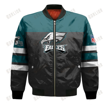 Philadelphia Eagles Logo NFL 2024 Unisex Bomber Jacket V8