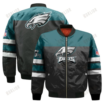 Philadelphia Eagles Logo NFL 2024 Unisex Bomber Jacket V8