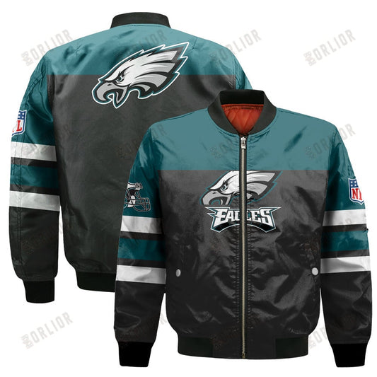 Philadelphia Eagles Logo NFL 2024 Unisex Bomber Jacket V8