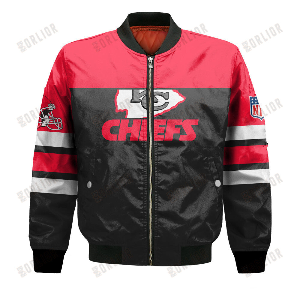 Kansas City Chiefs Logo NFL 2024 Unisex Bomber Jacket V8
