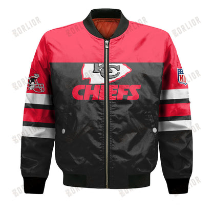 Kansas City Chiefs Logo NFL 2024 Unisex Bomber Jacket V8