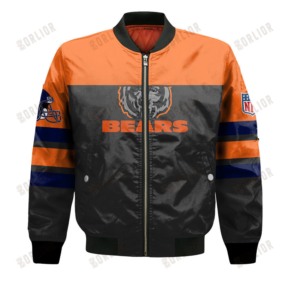 Chicago Bears Logo NFL 2024 Unisex Bomber Jacket V8