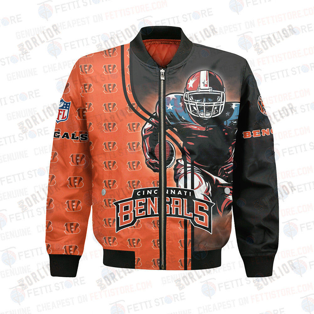 Cincinnati Bengals National Football League Bomber Jacket STM V4