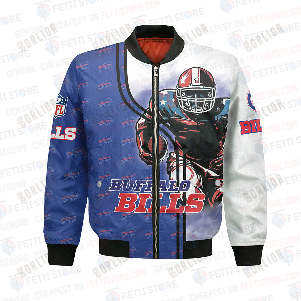 Buffalo Bills National Football League Bomber Jacket STM V4