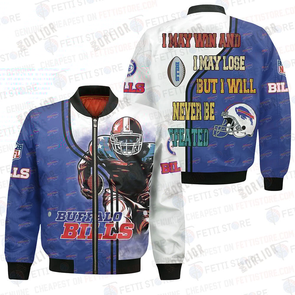 Buffalo Bills National Football League Bomber Jacket STM V4