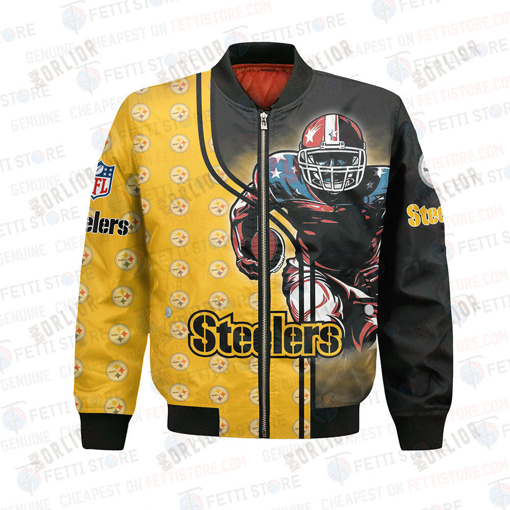 Pittsburgh Steelers National Football League Bomber Jacket STM V4