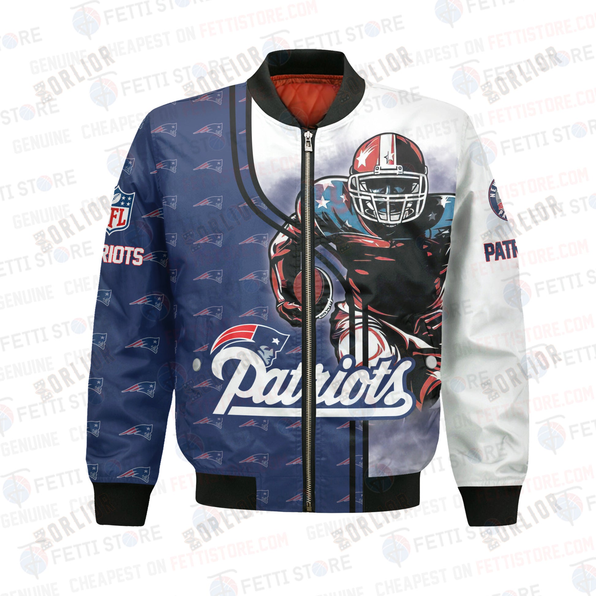 New England Patriots National Football League Bomber Jacket STM V4