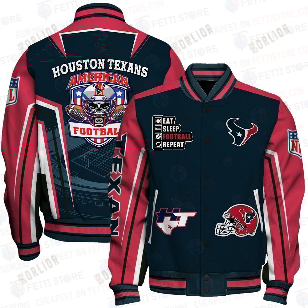 Houston Texans National Football League Varsity Jacket STM V4
