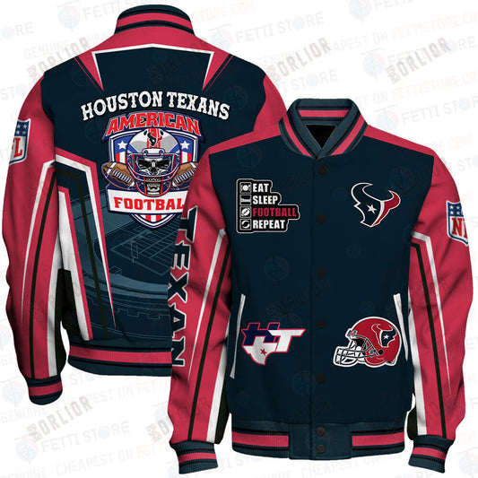 Houston Texans National Football League Varsity Jacket STM V4