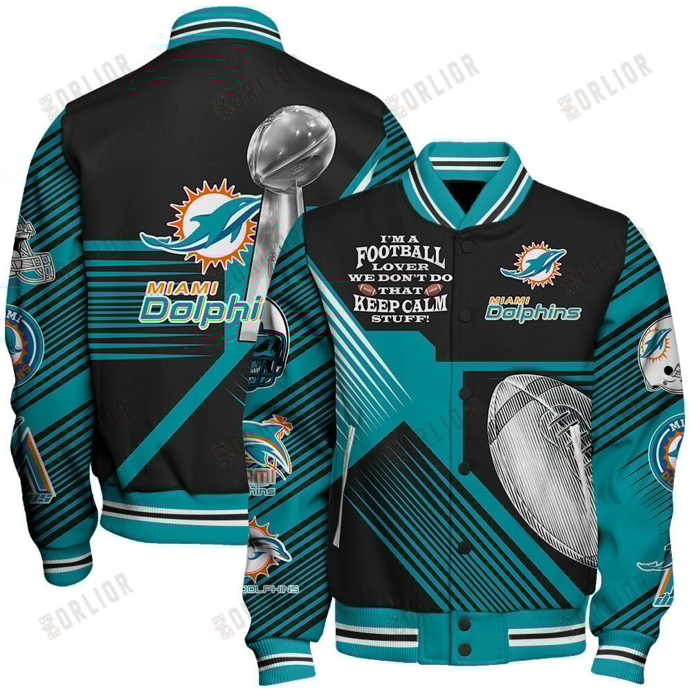 Miami Dolphins National Football League Varsity Jacket STM V2