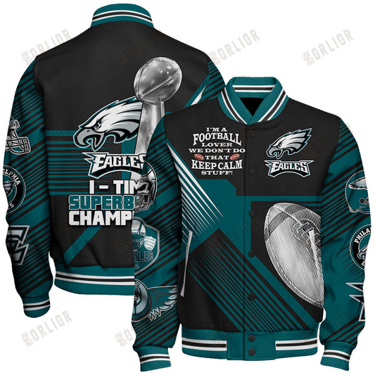 Philadelphia Eagles National Football League Varsity Jacket STM V2