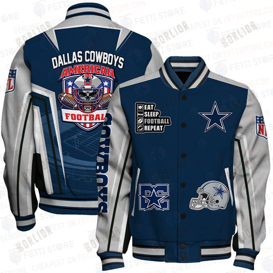 Dallas Cowboys National Football League Varsity Jacket STM V4