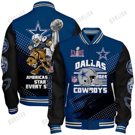 Dallas Cowboys National Football League Varsity Jacket STM V3
