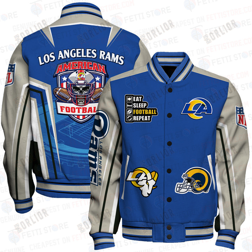 Los Angeles Rams National Football League Varsity Jacket STM V4