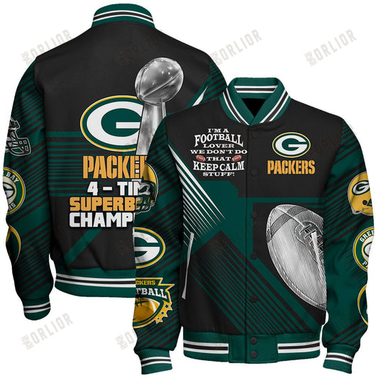 Green Bay Packers National Football League Varsity Jacket STM V2