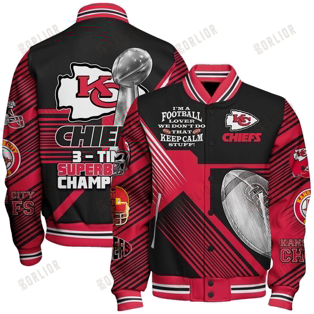 Kansas City Chiefs National Football League Varsity Jacket STM V2