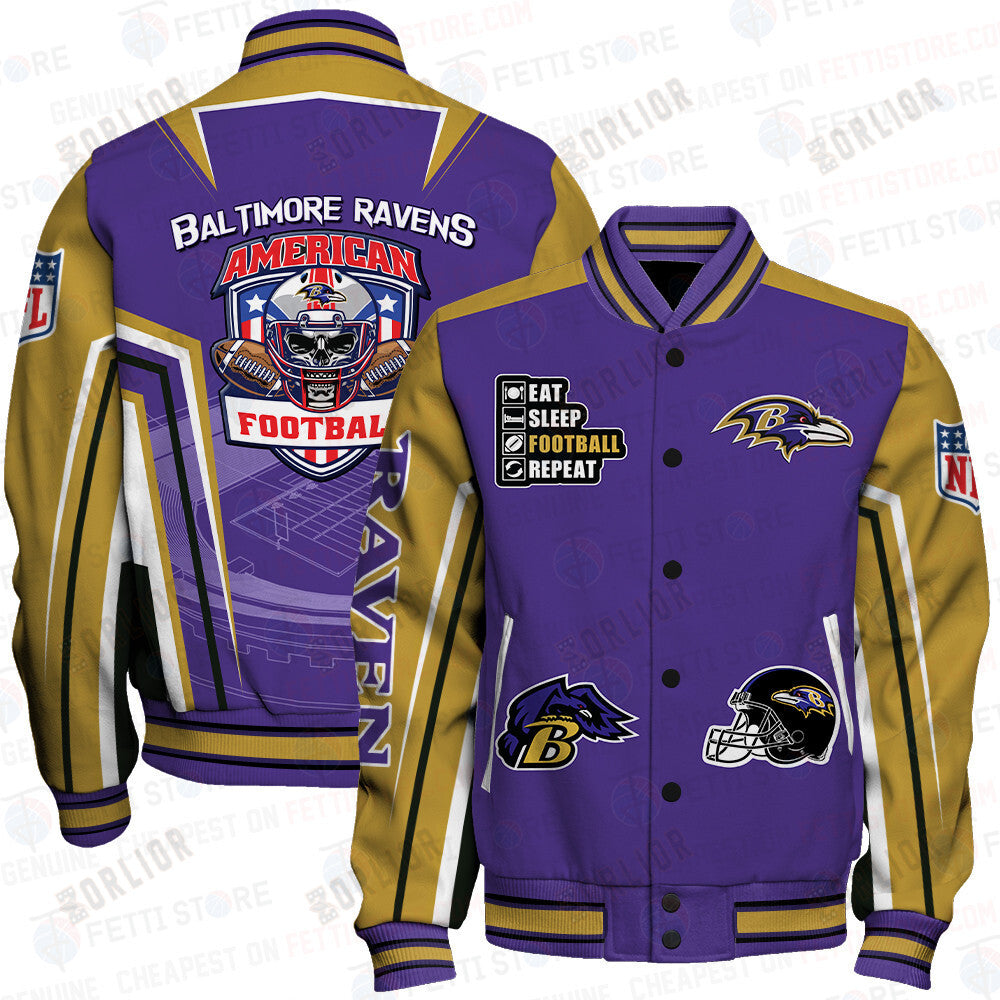 Baltimore Ravens National Football League Varsity Jacket STM V4