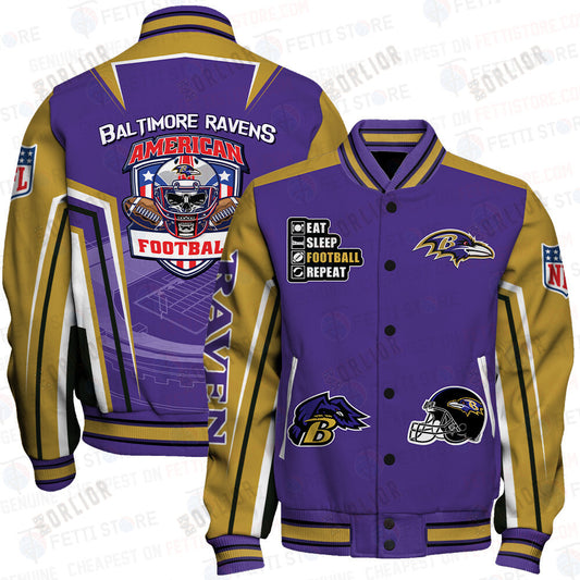 Baltimore Ravens National Football League Varsity Jacket STM V4