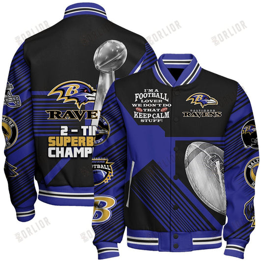 Baltimore Ravens National Football League Varsity Jacket STM V2