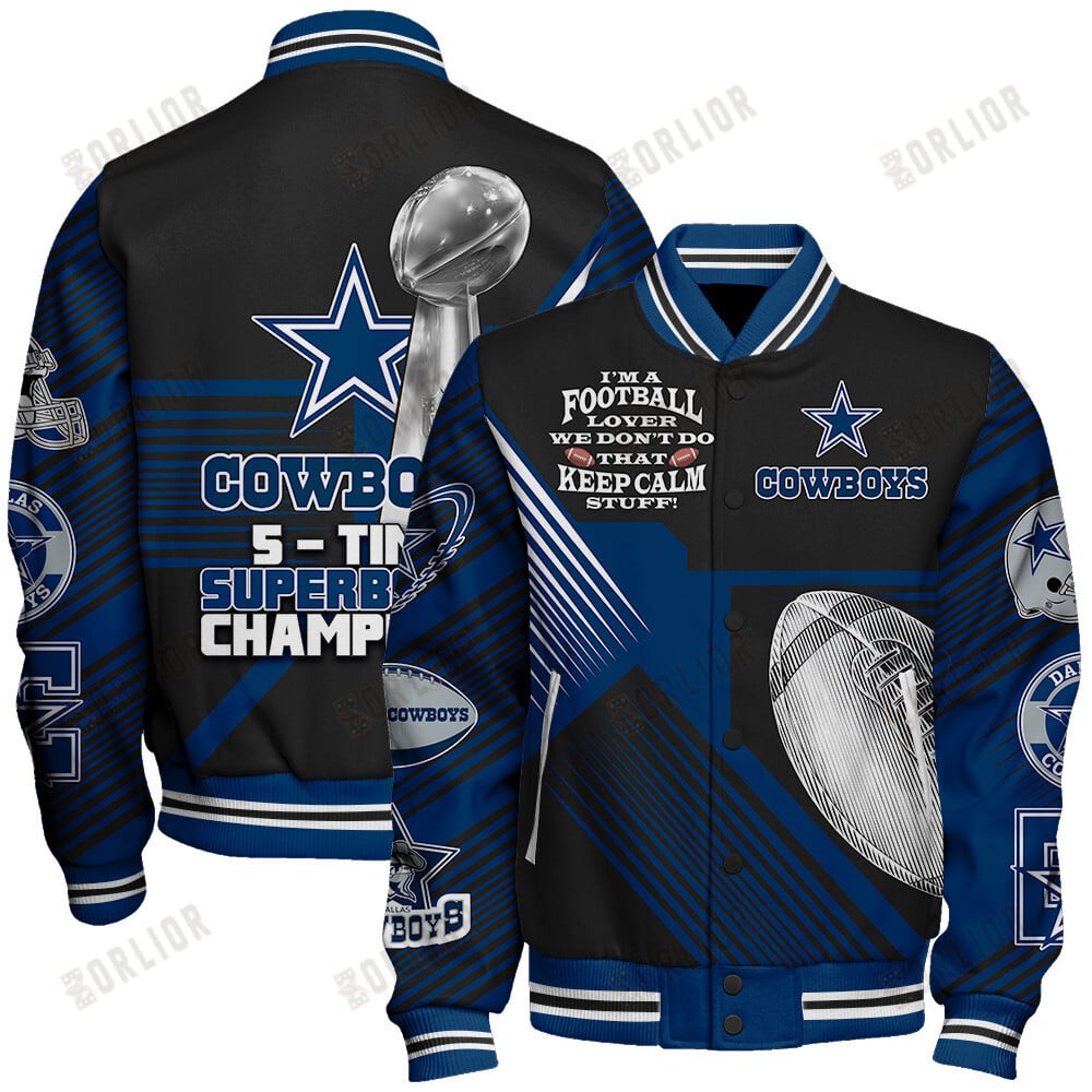Dallas Cowboys National Football League Varsity Jacket STM V2