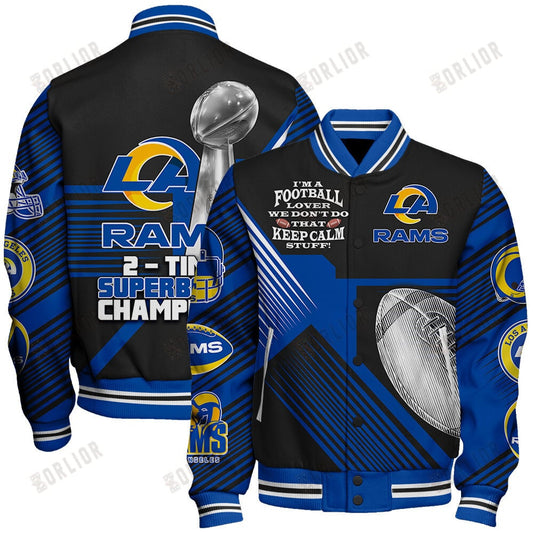 Los Angeles Rams National Football League Varsity Jacket STM V2