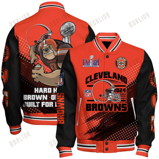 Cleveland Browns National Football League Varsity Jacket STM V3